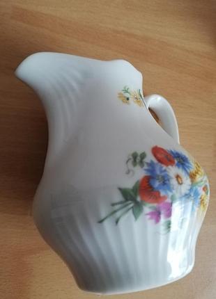 Молочник фарфоровый "маки" германия