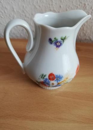 Молочник фарфоровый "маки" германия