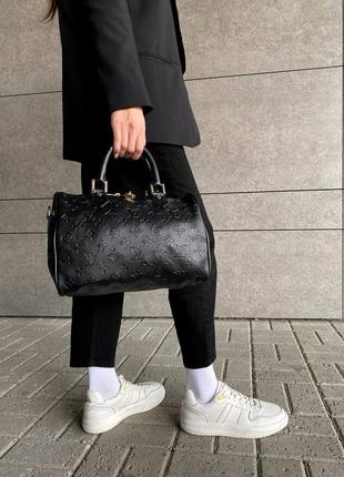 Женская сумка louis vuitton speedy 30 black люкс качество