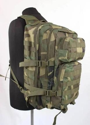 Тактичний штурмовий рюкзак однолямковий 29 л mil-tec камуфляж3 фото