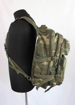 Тактичний штурмовий рюкзак однолямковий 29 л mil-tec камуфляж2 фото