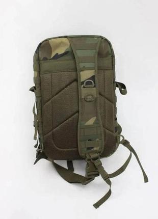Тактичний штурмовий рюкзак однолямковий 29 л mil-tec камуфляж6 фото