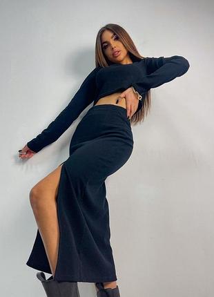 Жіночий костюм-сорочок утеплений