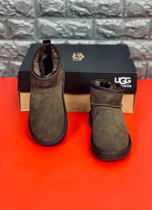 Женские угги ugg низкие на меху2 фото