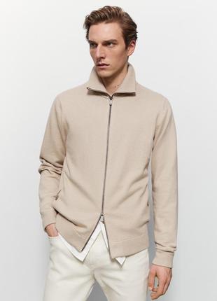 Кофта на змейке massimo dutti1 фото