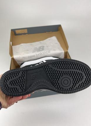 New balance bb480, черный белый цвет <unk> bb480lba, оригинальные кроссовки new bb480, черный черный оригинал мужские кожа5 фото