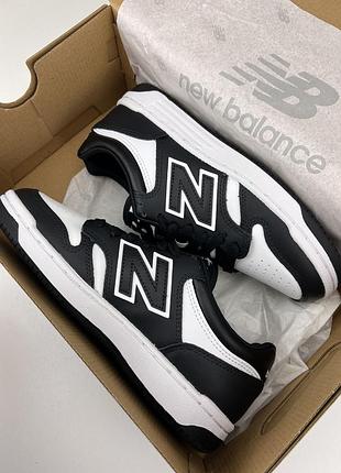 New balance bb480, черный белый цвет <unk> bb480lba, оригинальные кроссовки new bb480, черный черный оригинал мужские кожа7 фото