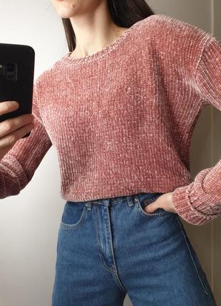 Мягкий теплый плюшевый вязаный свитер плюш оверсайз f&amp;f3 фото