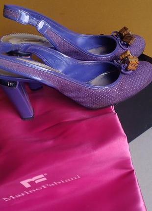 Брендовые кожанные босоножки mario fabiani