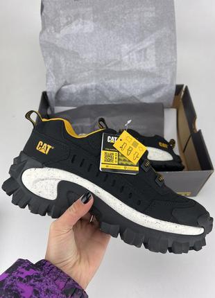 Кросівки caterpillar intruder p723901 black, оригінальні кросівки кет чоловічі чорні зима