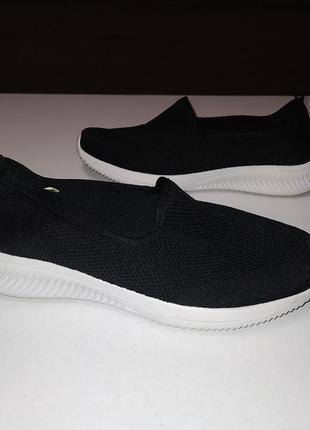 Текстильные балетки, слипоны, кроссовки без шнурков, сеточки.