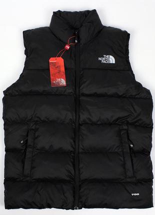 Жилетка the north face (nuptse), колір чорний, різні розміри