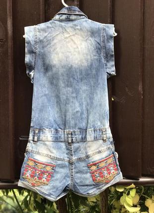 Джинсовий ромпер puledro 2