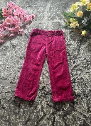 Розовие брюки на девочку 2-3лет