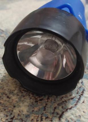 Фонарик фонарь ручной большой на батарейках6 фото