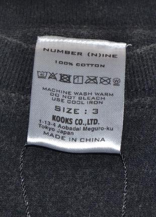 Оригинальный лонгслив number nine classic logo powder breach