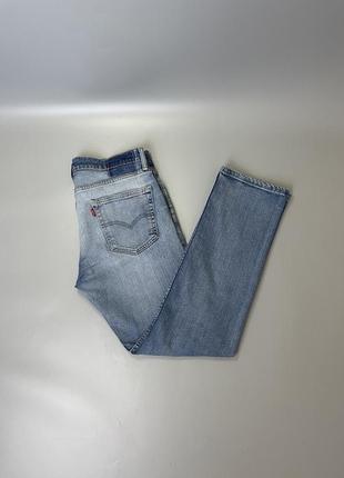 Оригинальные голубые джинсы levi's, levis, левис, левайс, оригинал, синие, голубые, классические, плотные1 фото
