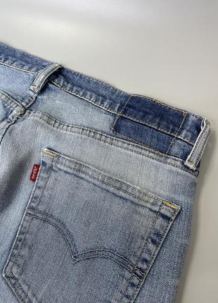 Оригинальные голубые джинсы levi's, levis, левис, левайс, оригинал, синие, голубые, классические, плотные6 фото