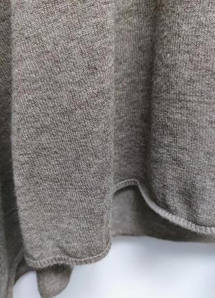 Cashmere collection кашемировый мериносовый джемпер накидка  в стиле оверсайз /9082/4 фото