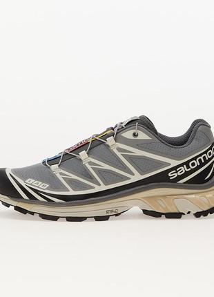 Кроссовки salomon xt-6 adv dover silver black