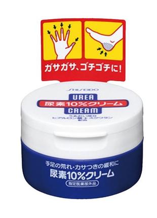 Shiseido крем для рук и ног универсальный с мочевиной и аминокислотами urea cream 10%, 100 г.