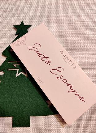 Палетка теней wander beauty suite escape