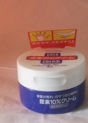 Shiseido крем для рук і ніг універсальний із сечовиною й амінокислотами urea cream 10%, 100 г.2 фото