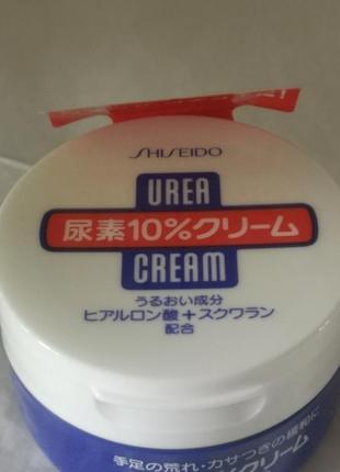 Shiseido крем для рук і ніг універсальний із сечовиною й амінокислотами urea cream 10%, 100 г.3 фото
