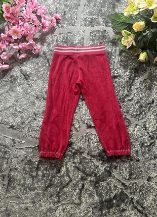 Розовие спортивние штани для девочки 2-3года 😍2 фото