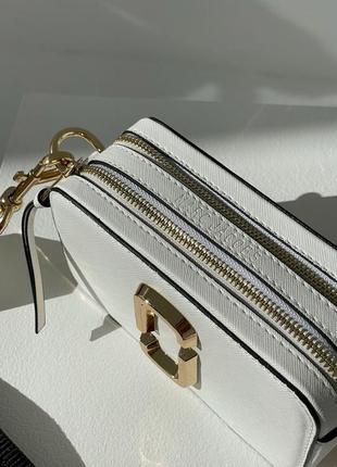 Женская сумка marc jacobs Resort camera bag leather gold7 фото