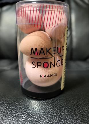 Набір спонжів для макіяжу, нові в упаковці, 5 шт.