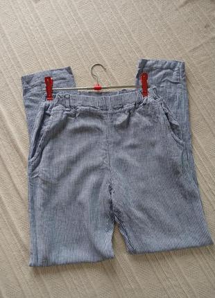 Практичные полосатые брюки1 фото