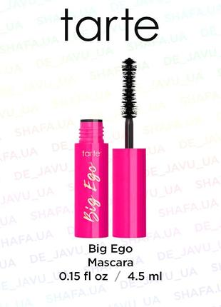 Туш для вій tarte big ego mascara 4.5 мл1 фото