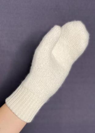 Теплі рукавички з кашеміром3 фото