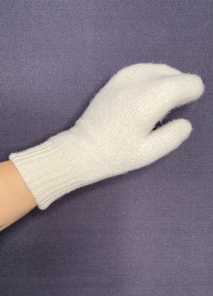 Теплі рукавички з кашеміром9 фото