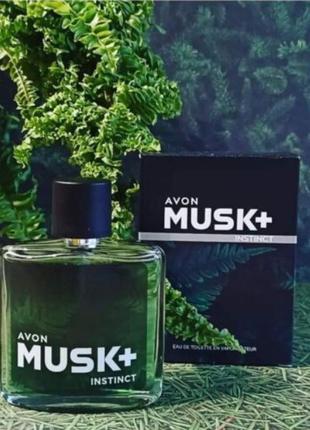 Туалетная вода musk + instinct avon муск инстинкт эйвон, для него, 75 мл код: 1498592