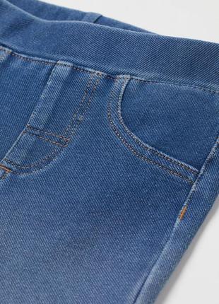 12-18/18-24 місяців h&m нові фірмові джегінси лосини легінси під джинс дівчинці2 фото