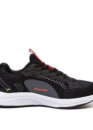 Мужские кроссовки сетка puma black