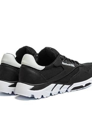 Чоловічі кросівки літні сітка reebok classic black