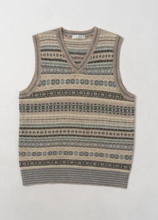 Eribe scotland wool knitted vest&nbsp;женский жилет