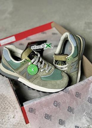 Кросівки new balance 574 legacy stone island