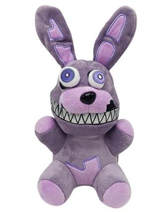 Мягкая игрушка аниматроник "кошмарный бонни" fred-002-7 nightmare bonnie с серии игр fnaf