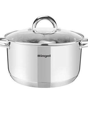 Набір посуду ringel hagen 12 пр. ківш 1.15 л + 5 кастрюль (1.9л - 6.1л) (rg-6005)  tzp1022 фото