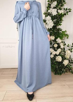 Платье макси кулиска