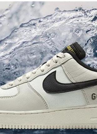 Водонепроницаемые nike air force one low gore-tex white sail black