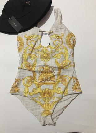 Двухсторонній купальник в стилі versace