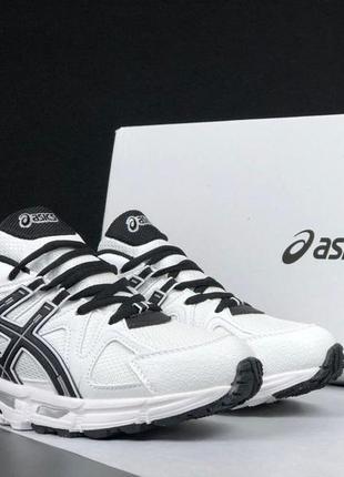 Мужские черно-белые кроссовки на весну в стиле asics gel kahana 8 🆕 кроссовки асикс гел4 фото
