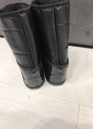 Женские галоши резиновые, высокие, утепленные, зимние