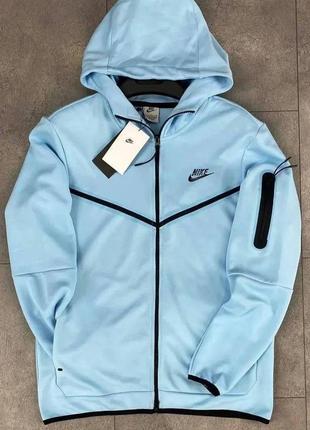 Кофта nike tech flecce найк теч флис мужская на замке с капюшоном 2