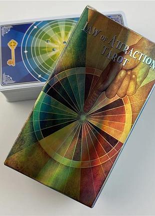 Карты таро закона притяжения law of attraction tarot 11х6 см
